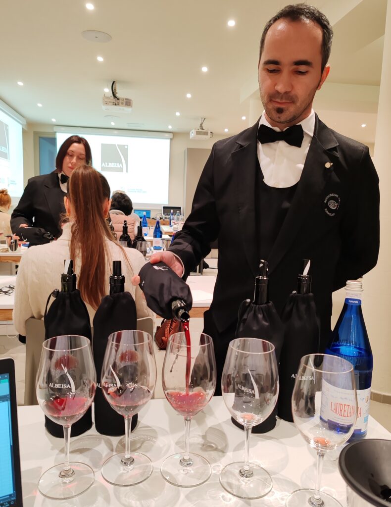 Nebbiolo Prima Academy blind tasting